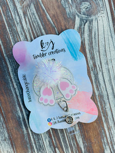 Bunny Butt Badge Reel