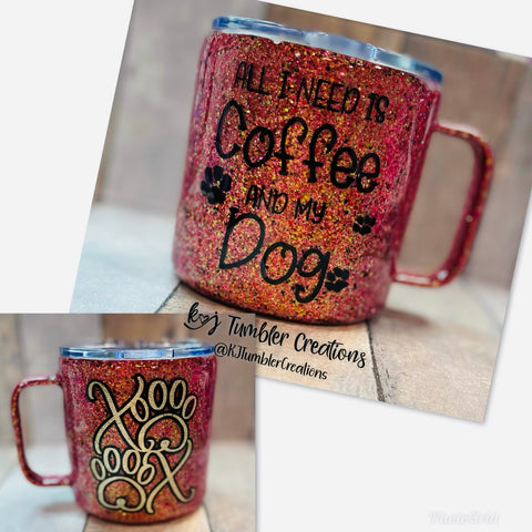 All I Need is Coffee and My Dog 14oz Coffee Mug