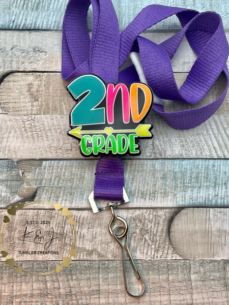 2nd Grade Teacher Lanyard