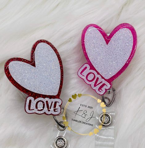 Love Heart Badge Reel